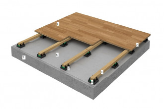 Спортивный паркет Boen Arenaflex Elevation Olympia 75 мм Спортивный паркет Boen Arenaflex Elevation Olympia 75 мм